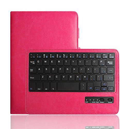 KVAGO for Kindle Fire HD 7 Keyboard Case Soft Leather Protective Case