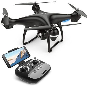 Holy Stone GPS FPV RC Drone HS100 with Camera Live Video and GPS Return Home Quadcopter with Adjustable Wide-Angle 720P HD WIFI Camera- Follow Me, Altitude Hold, Intelligent Battery Long Control Range