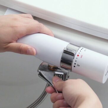 Veken Ultra-Slim Bidet, Non-Electric Fresh Water Sprayer& Adjustable Water Pressure Bidet for Toilet