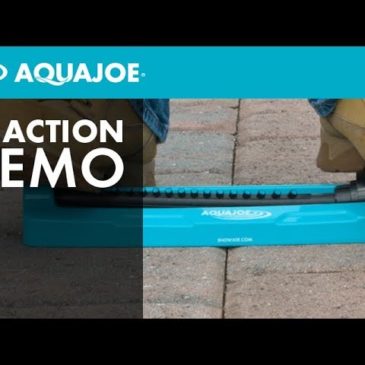 SJI-OMS16 – Indestructible Metal Base Oscillating Sprinkler with Adjustable Spray – Live Demo