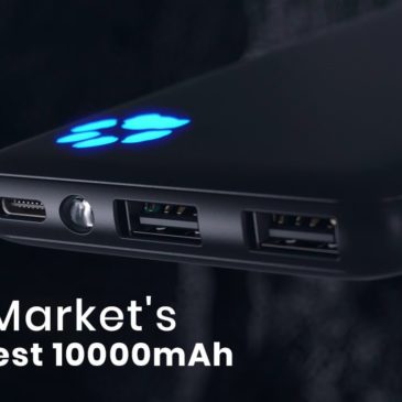 INIU MegaPower Portable Charger | 10000mAh | Slimmest & Lightest | Triple 3A USB C High-Speed