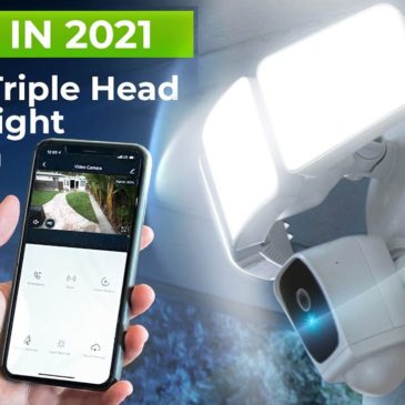 Smart Triple Head Flood Light Camera