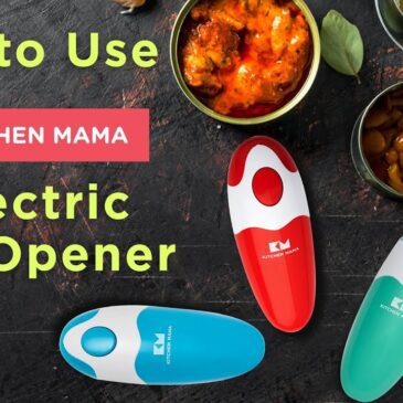 How to Use Kitchen Mama Electric Can Opener | Kitchen Mama