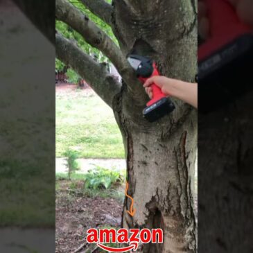 Amazing tools|Mini Chainsaw 4-Inch,GardtechBattery Powered#woodworking #amazing #tools #short #tips