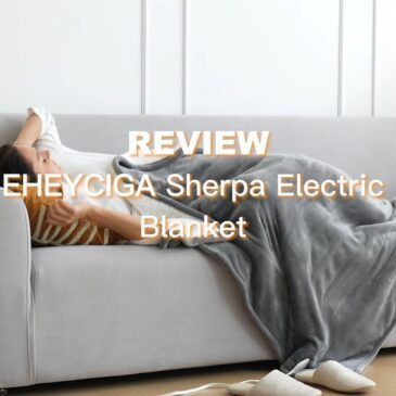 SAVE BIG BUCKS THIS WINTER / EHEYCIGA Sherpa Electric Blanket Review / WARM MUST-HAVE