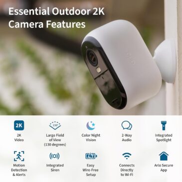 Arlo Essential 2K Camera System: A Clear View Of Your Home, Day Or Night
